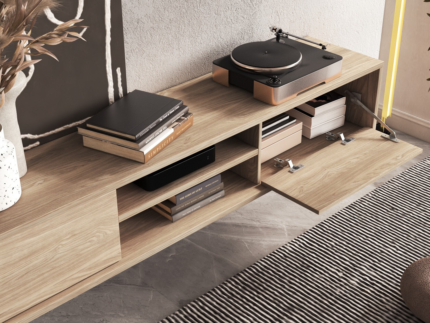 Meuble TV Austin 326 (Chêne)