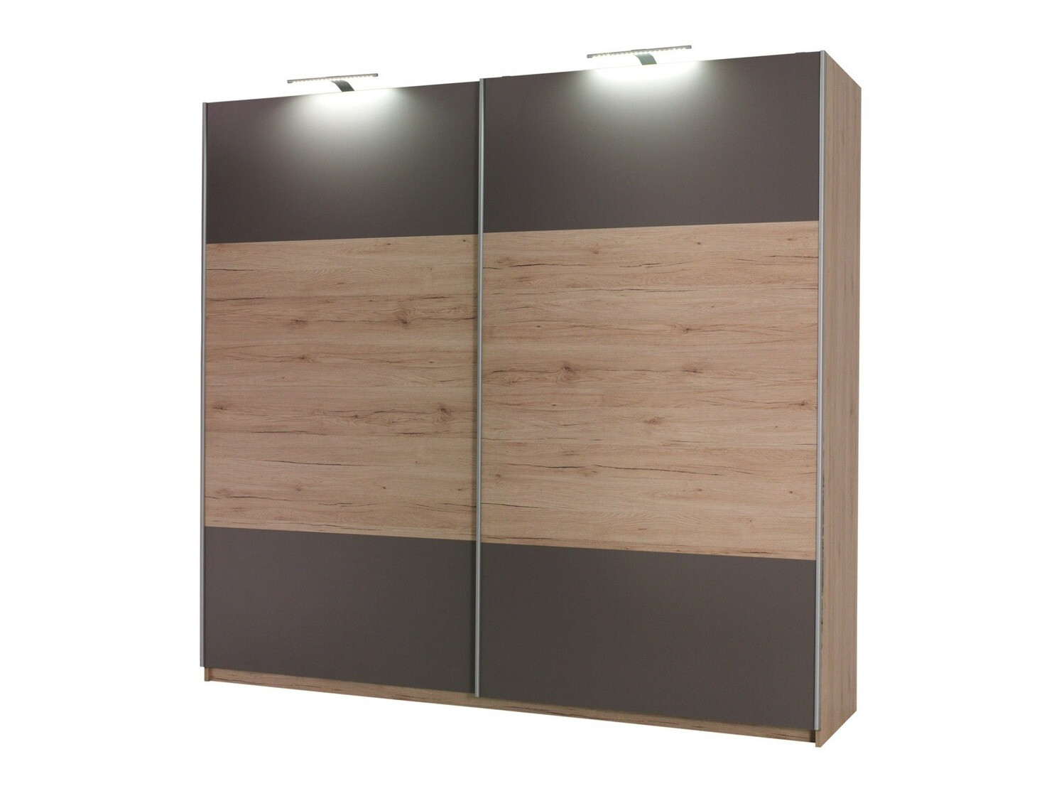 Ensemble de chambre Murrieta 151 (Chêne de san remo + Gris)
