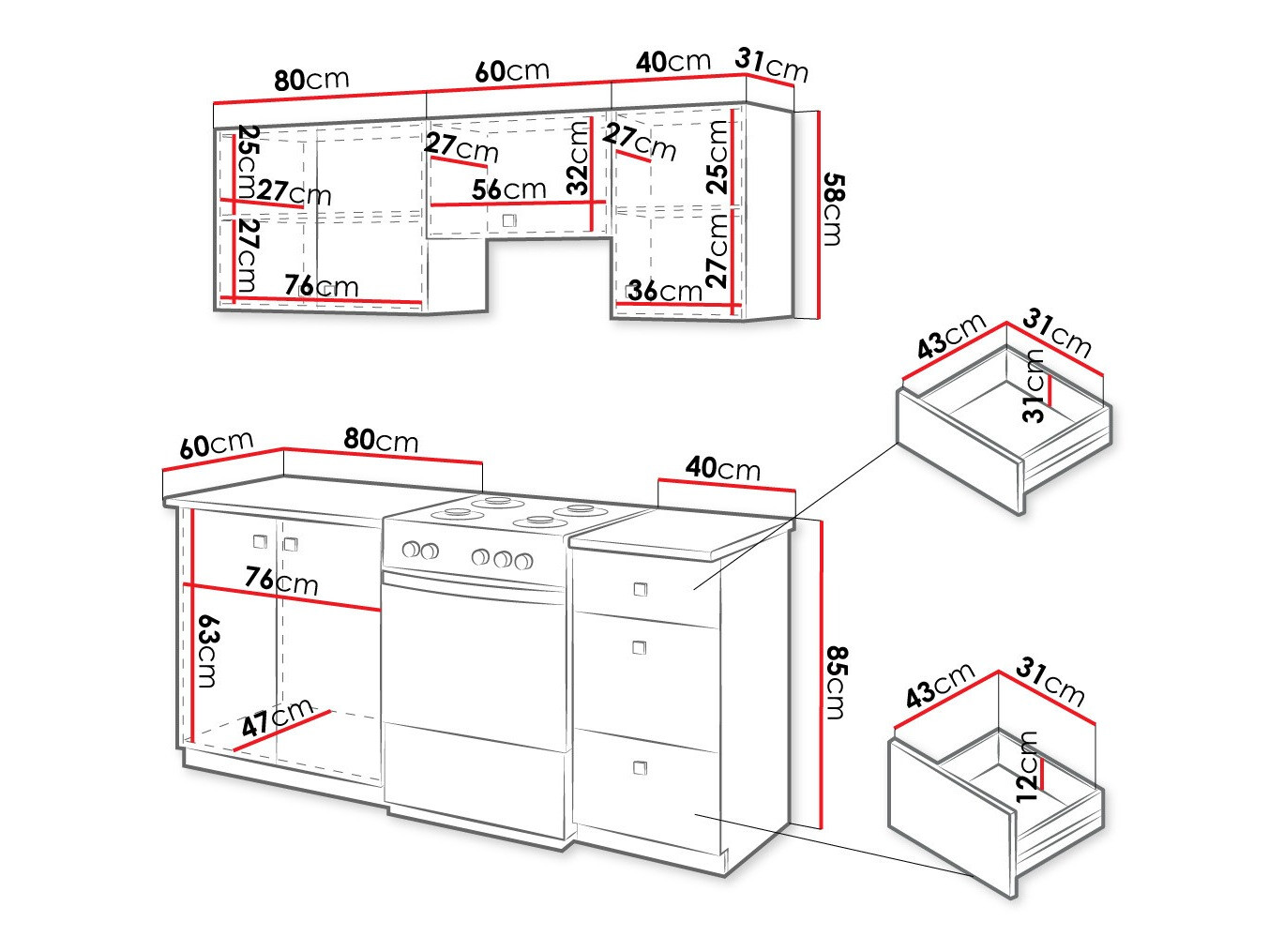 Cuisine complète Comfivo 116