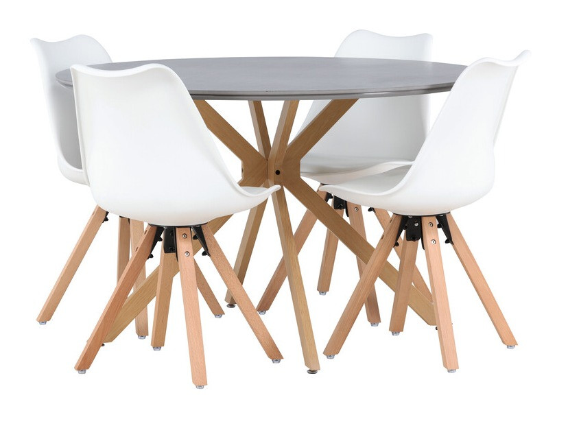 Salle à manger complète Dallas 4237 (Blanc)