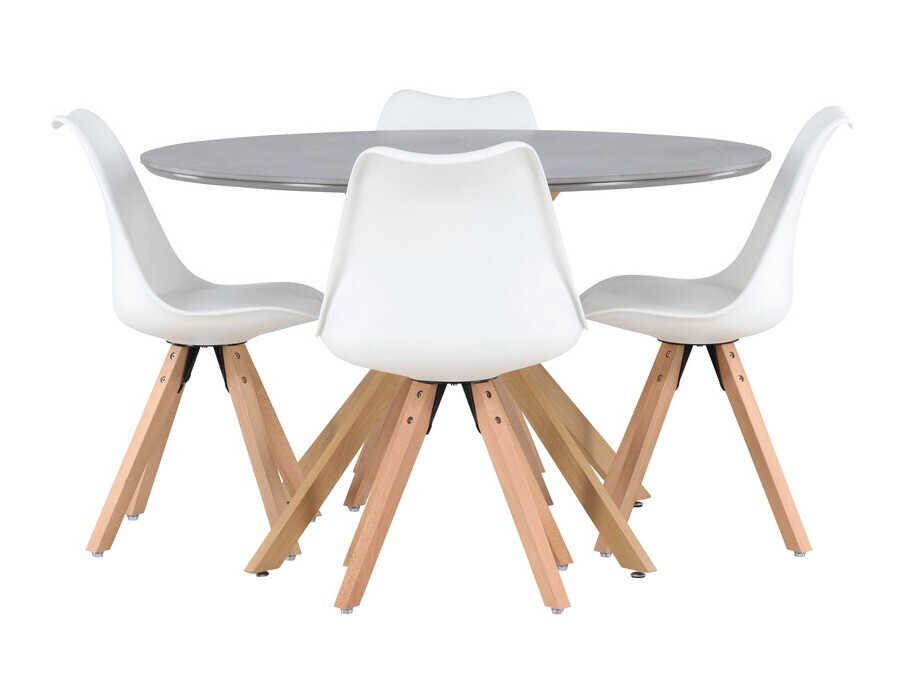 Salle à manger complète Dallas 4237 (Blanc)