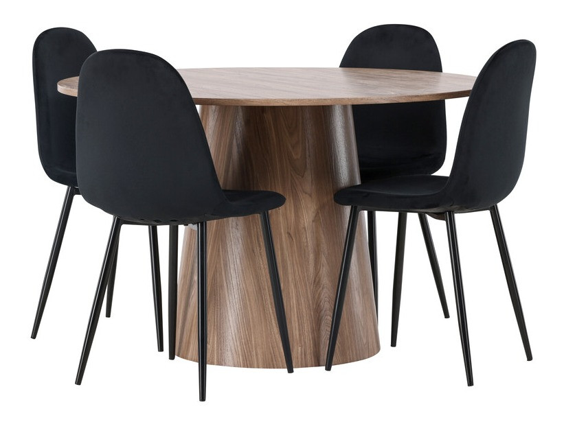 Salle à manger complète Dallas 4246 (Marron)