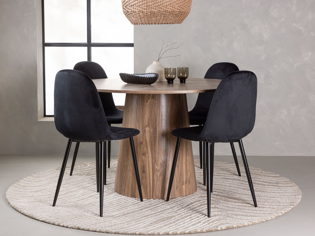 Salle à manger complète Dallas 4246 (Marron)
