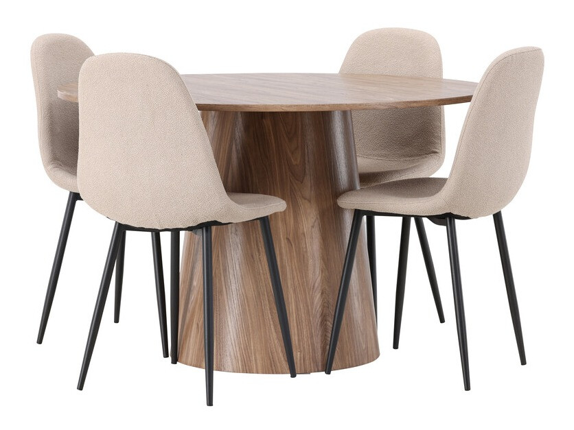 Salle à manger complète Dallas 4247 (Marron)