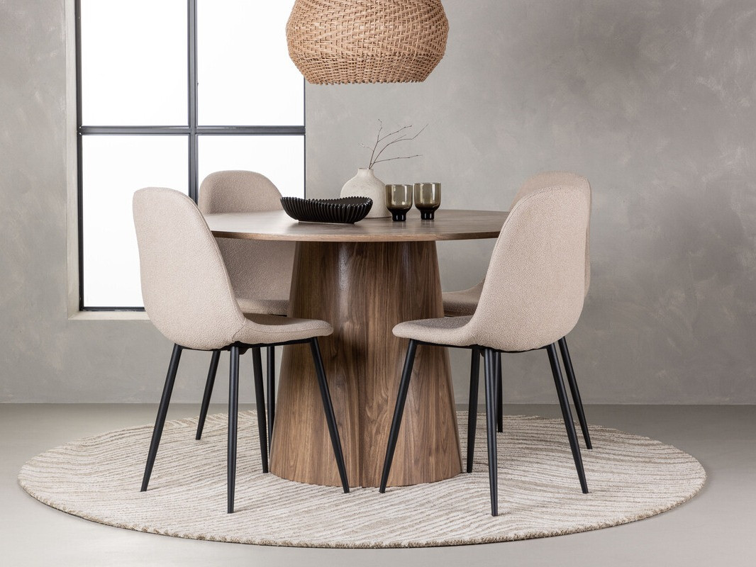 Salle à manger complète Dallas 4247 (Marron)