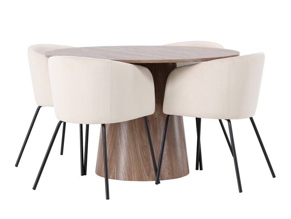 Salle à manger complète Dallas 4249 (Marron)