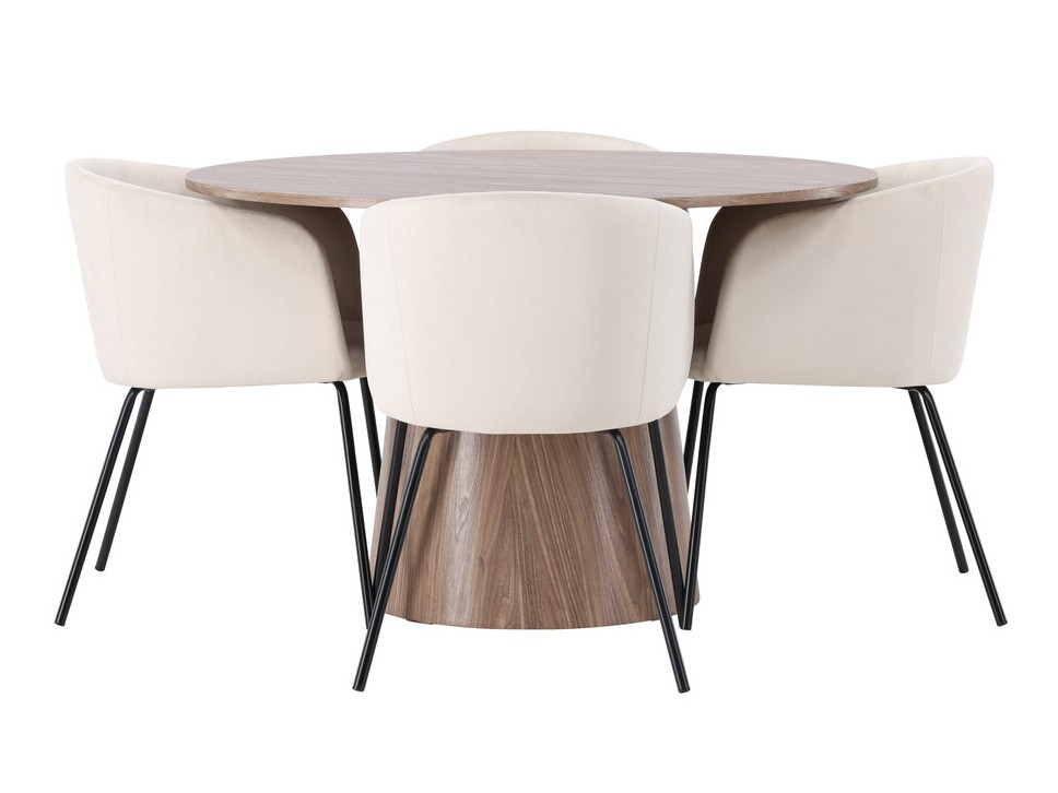 Salle à manger complète Dallas 4249 (Marron)
