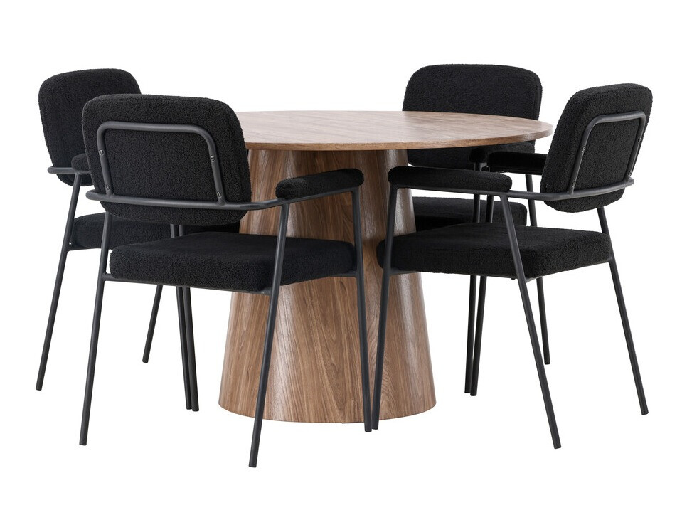 Salle à manger complète Dallas 4250 (Marron)