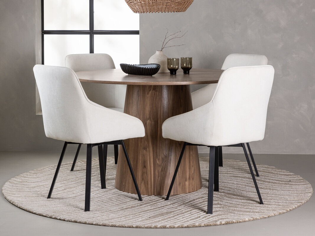 Salle à manger complète Dallas 4251 (Marron)