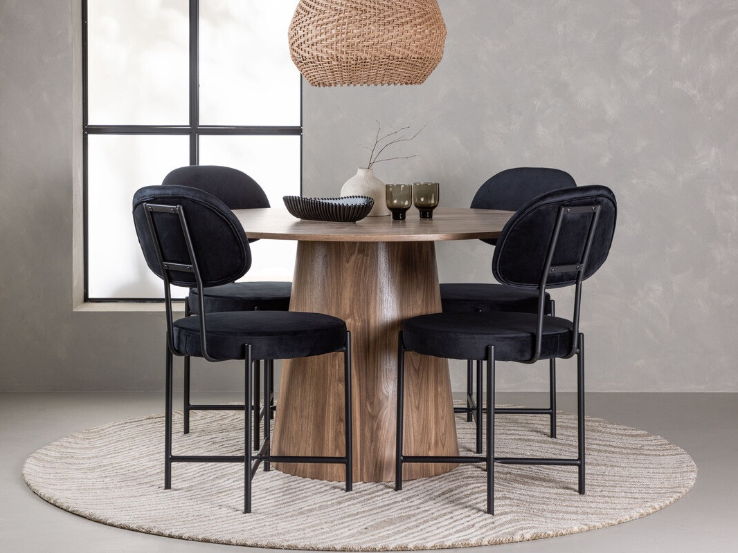 Salle à manger complète Dallas 4252 (Marron)