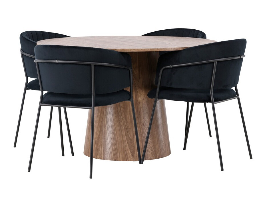 Salle à manger complète Dallas 4254 (Marron)