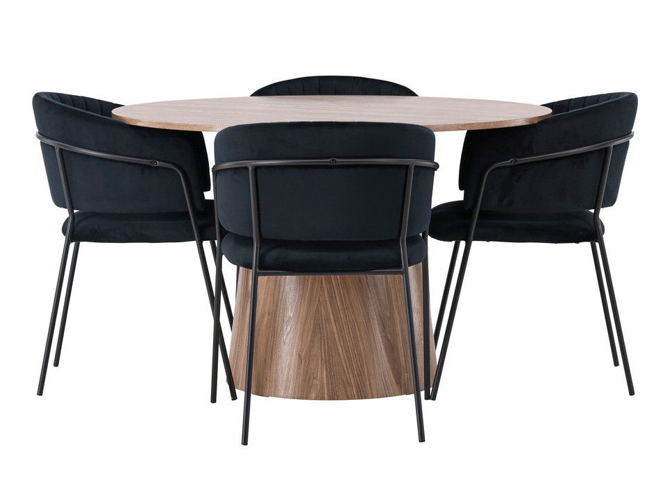 Salle à manger complète Dallas 4254 (Marron)