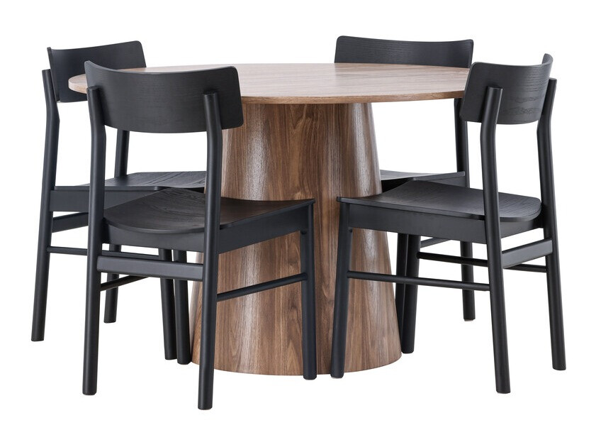 Salle à manger complète Dallas 4256 (Marron)
