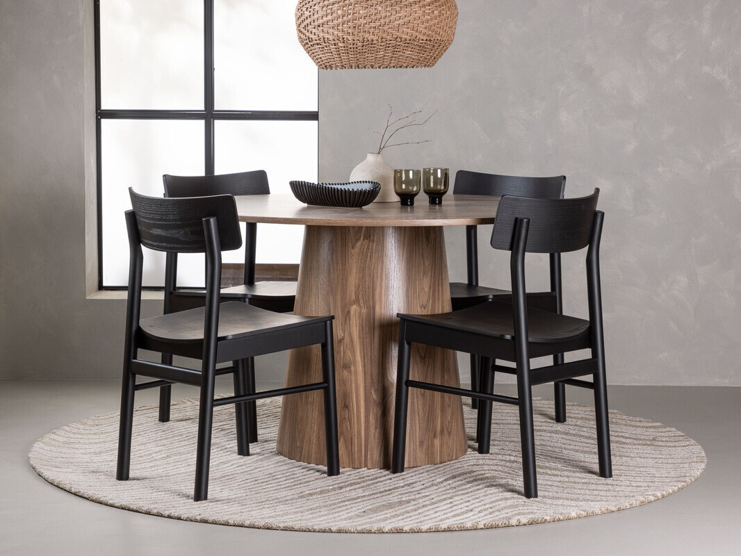 Salle à manger complète Dallas 4256 (Marron)