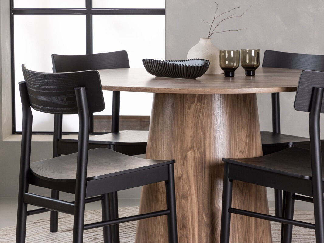 Salle à manger complète Dallas 4256 (Marron)