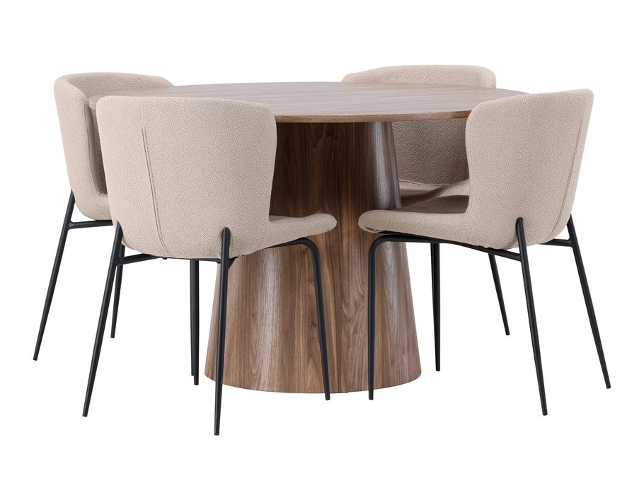 Salle à manger complète Dallas 4257 (Marron)