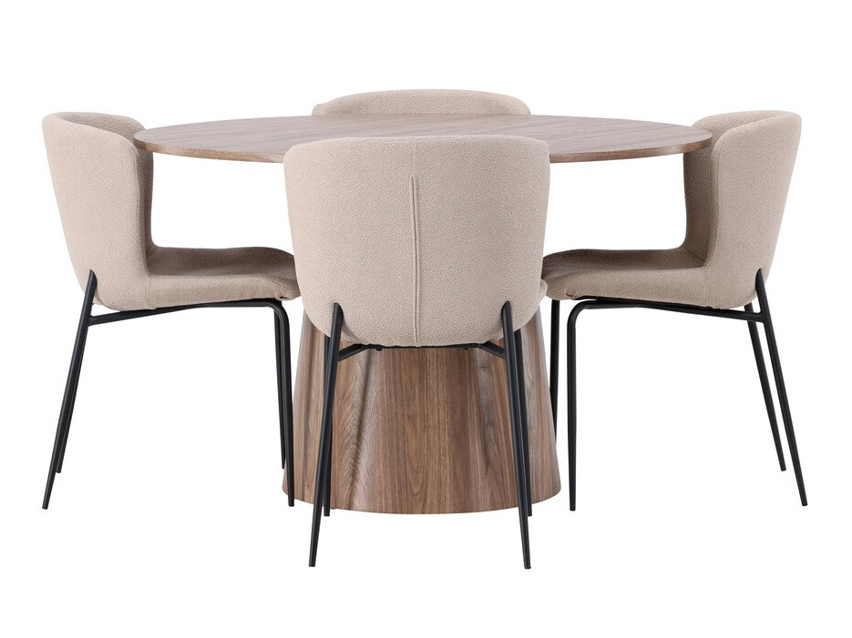 Salle à manger complète Dallas 4257 (Marron)