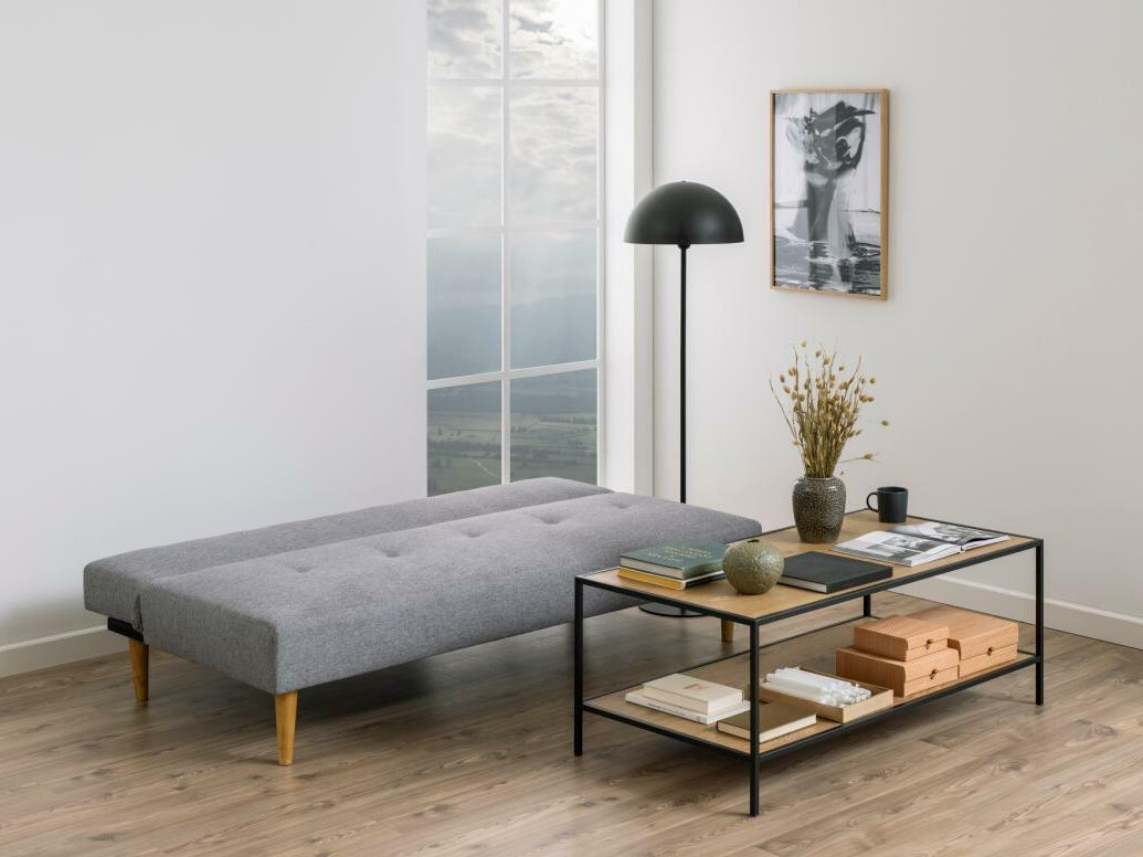 Canapé convertible Norsica 371 (Gris clair)
