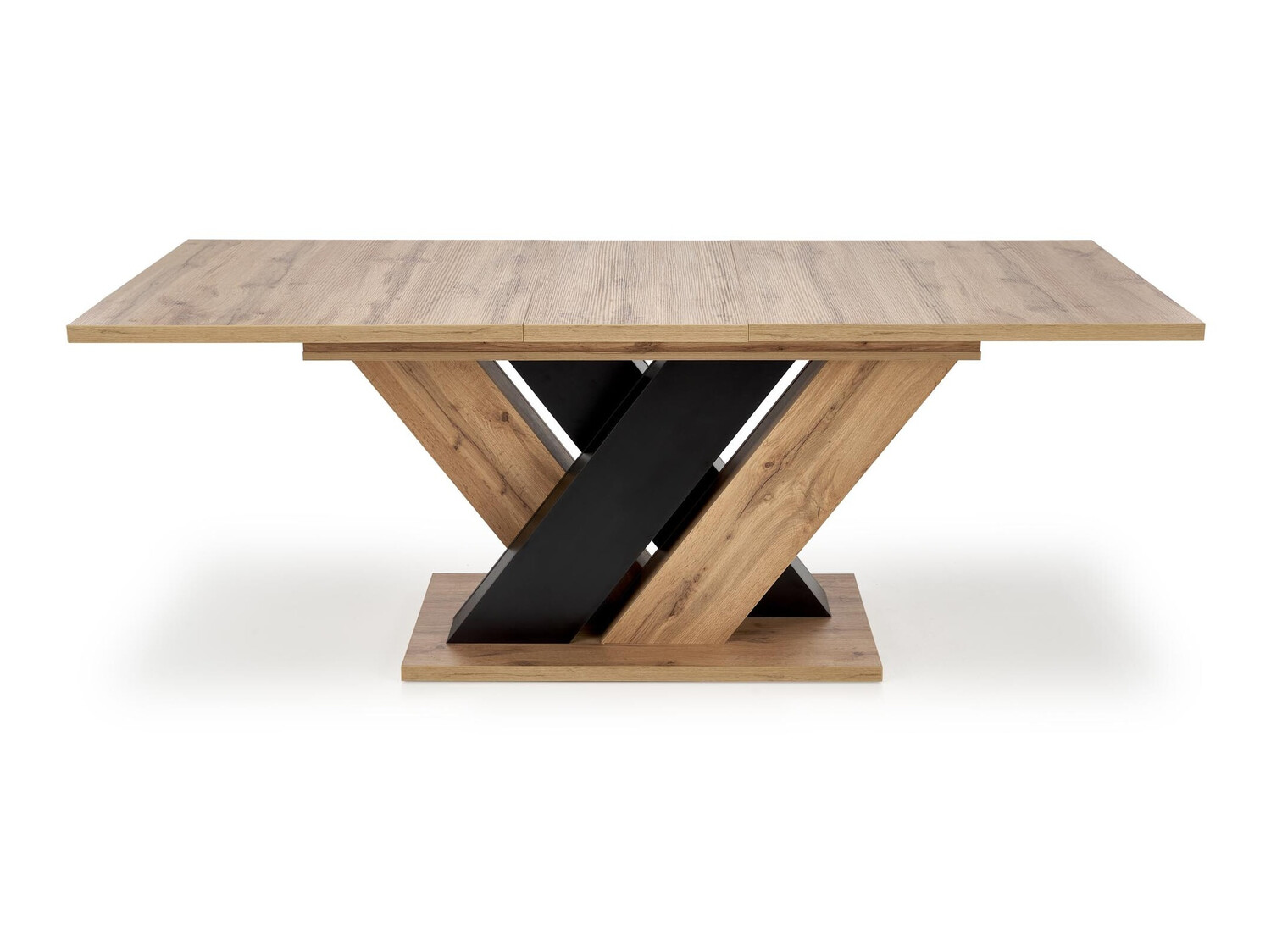 Table Houston 2091 (Chêne wotan + Noir)