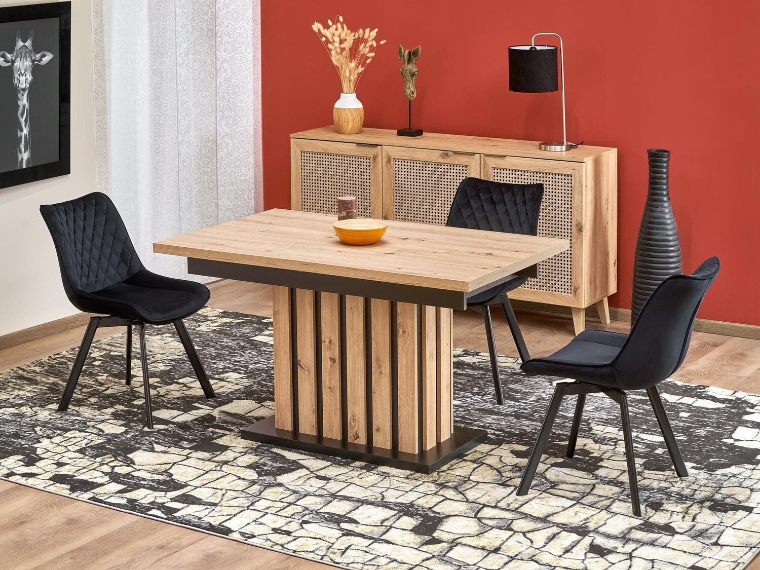 Chaise Houston 1442 (Noir)
