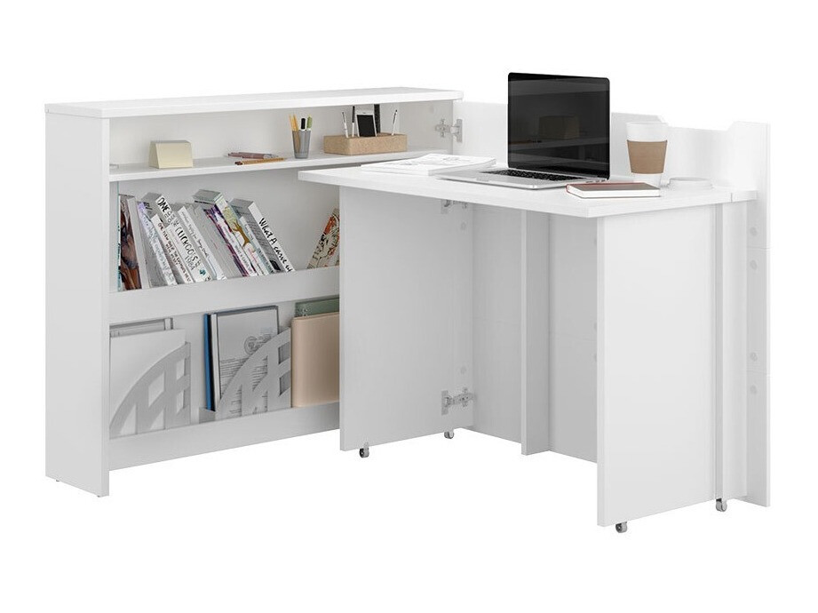 Bureau d'angle Concept Lenart III (Blanc)