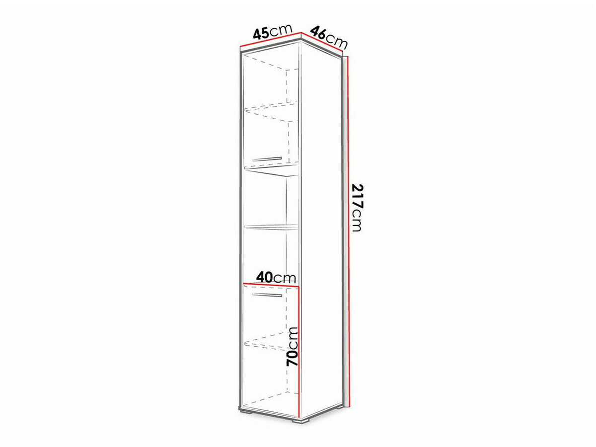 Étagère Concept Pro Lenart XIII (Blanc)