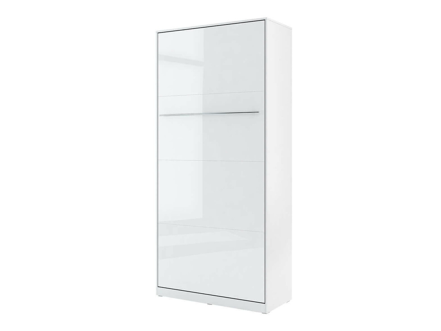 Lit escamotable Concept Pro Lenart VIII (Blanc + Blanc brillant)