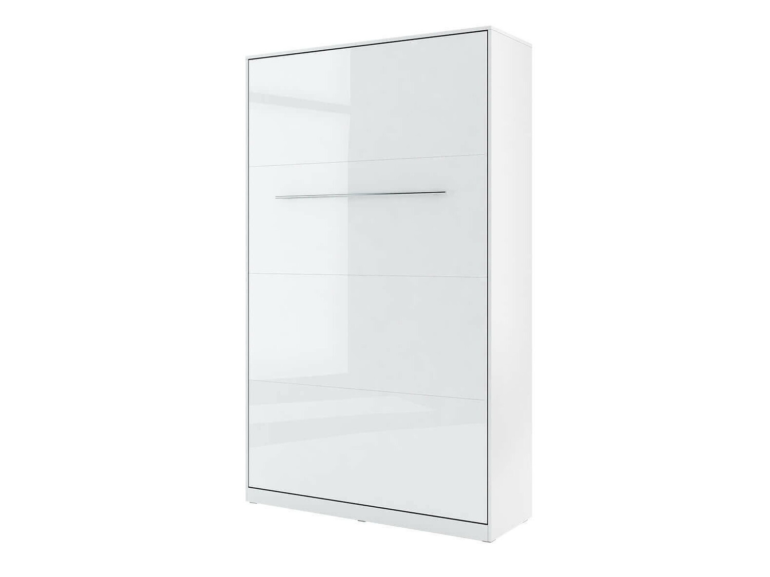 Lit escamotable Concept Pro Lenart VIII (Blanc + Blanc brillant)