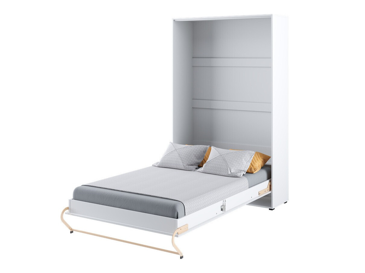 Lit escamotable Concept Pro Lenart VIII (Blanc + Blanc brillant)