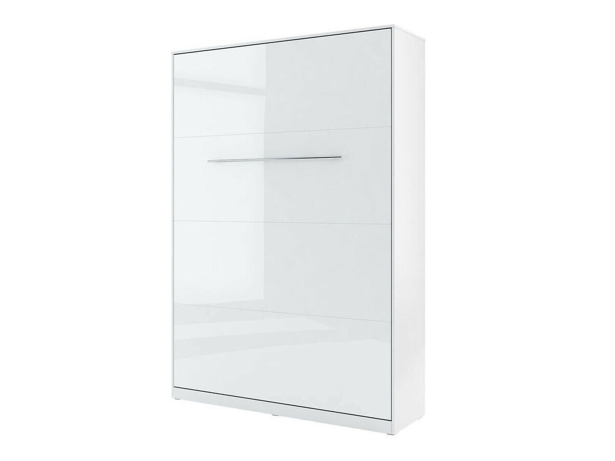Lit escamotable Concept Pro Lenart VIII (Blanc + Blanc brillant)