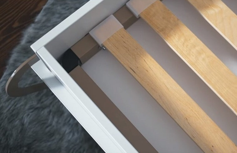 Lit escamotable Concept Pro Lenart VIII (Blanc)
