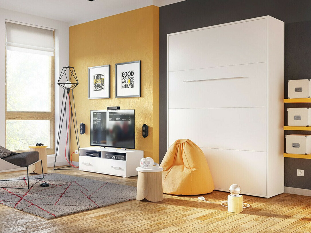 Lit escamotable Concept Pro Lenart VIII (Blanc)