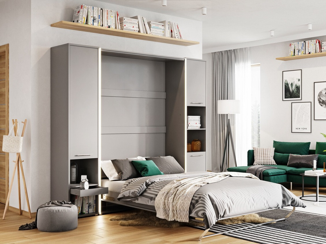Lit escamotable Concept Pro Lenart VIII (Gris)