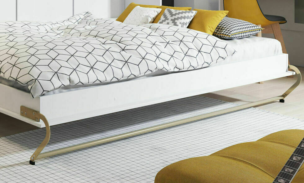 Lit escamotable Concept Pro Lenart IX (Blanc)