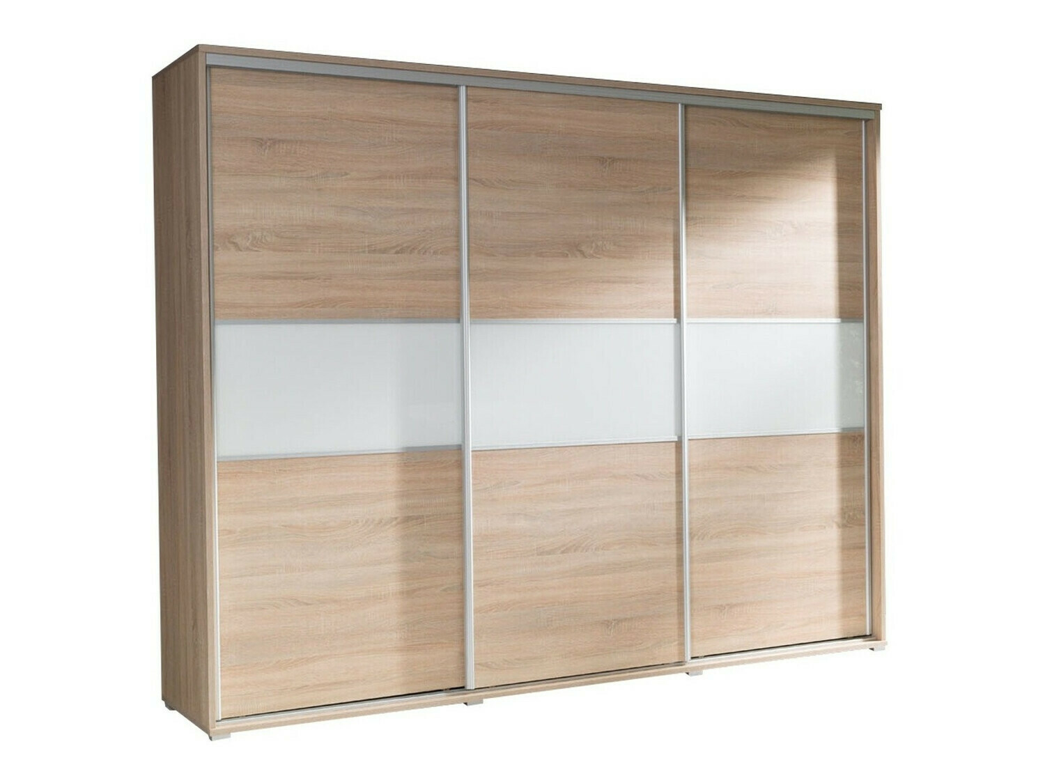 Armoire Murrieta 132 (Sonoma chêne + Blanc)