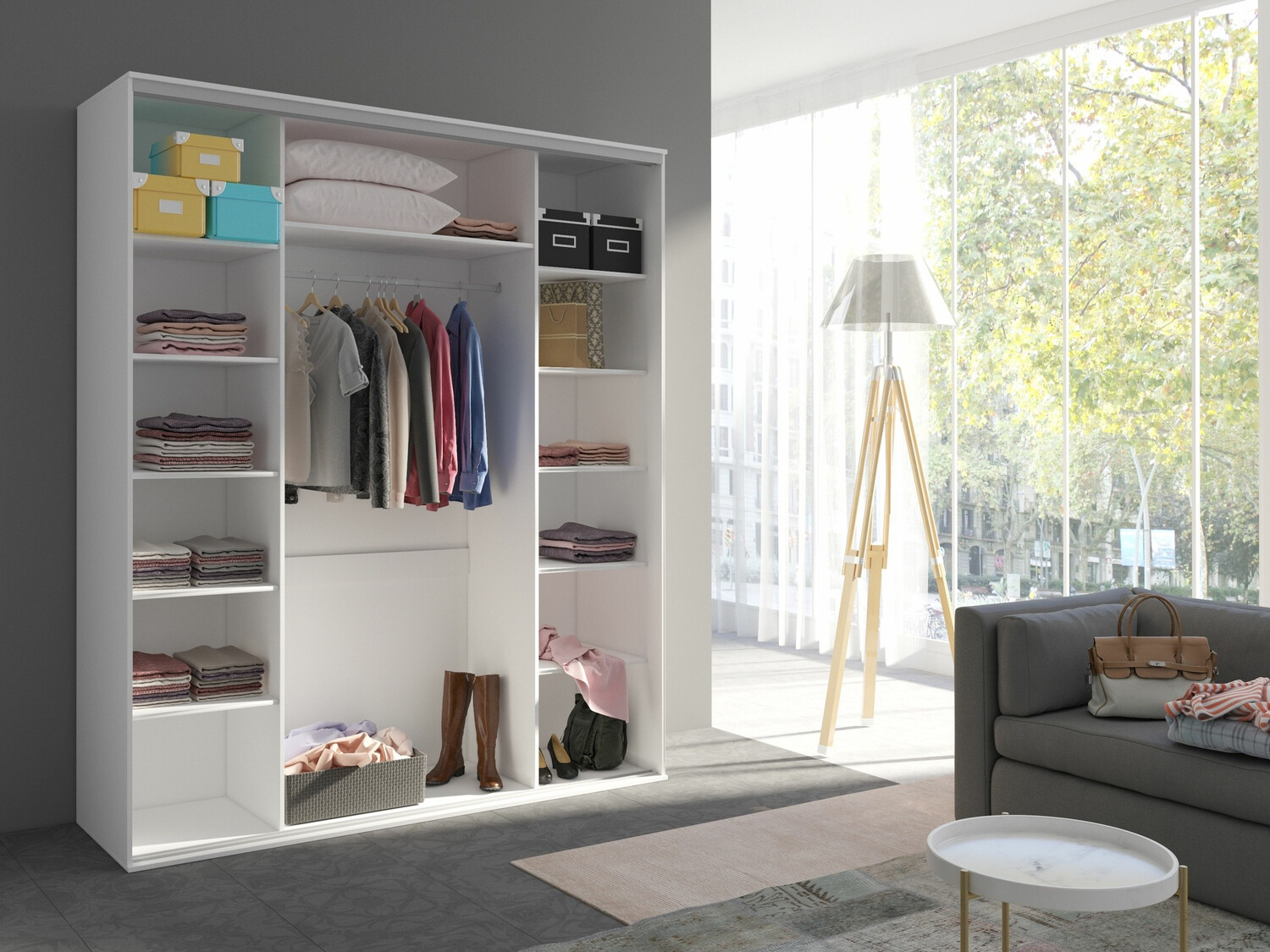 Armoire Murrieta 180 (Sonoma chêne)