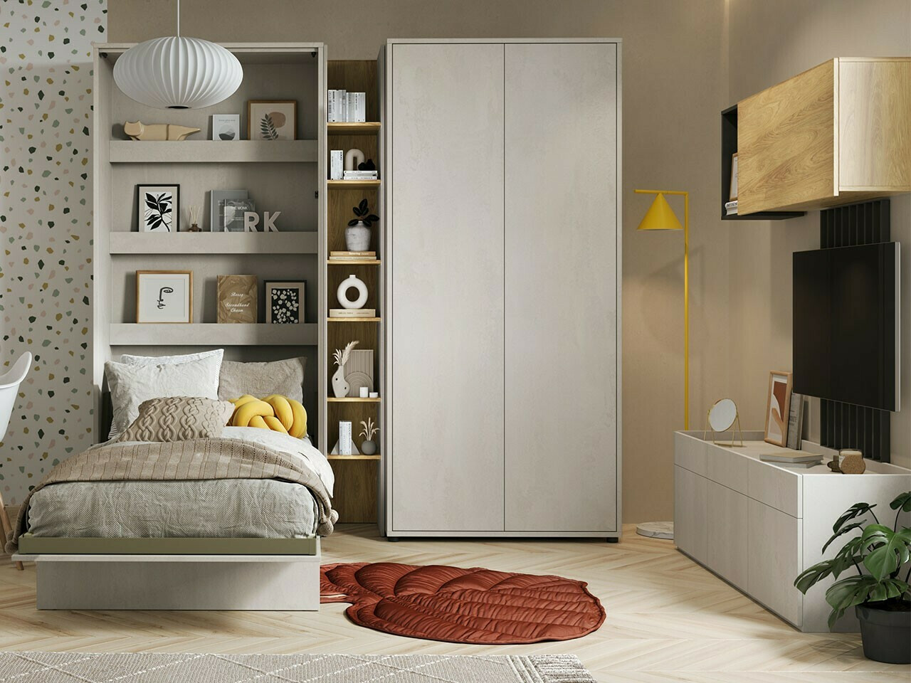 Lit escamotable Concept Lenart X (120 x 200 cm)
