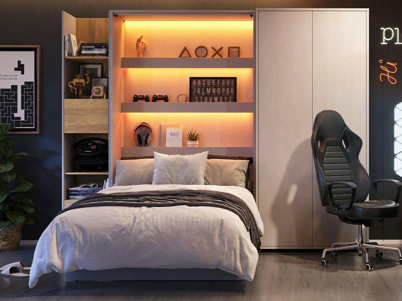Lit escamotable Concept Pro Lenart X (120 x 200 cm)