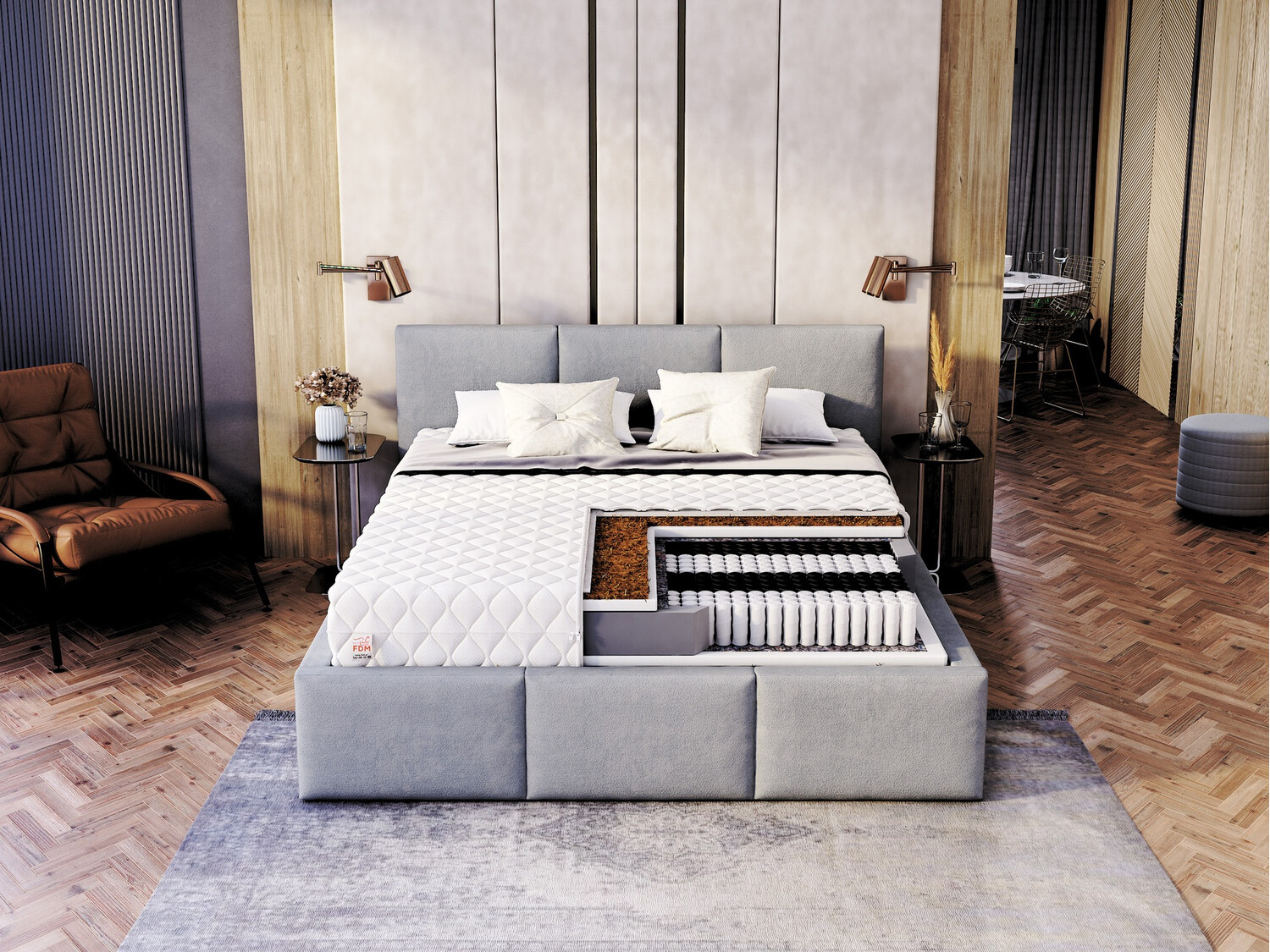 Matelas Silvanus (90 x 200 cm)