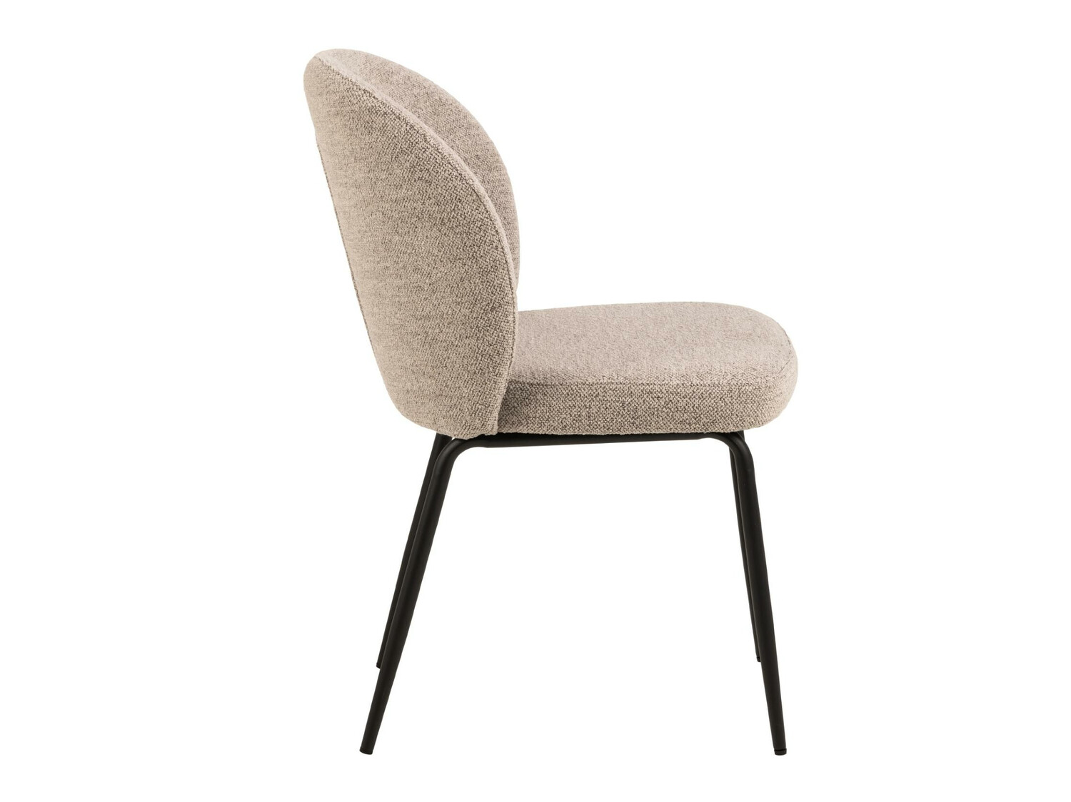 Chaise Norsica 389 (Beige + Noir)