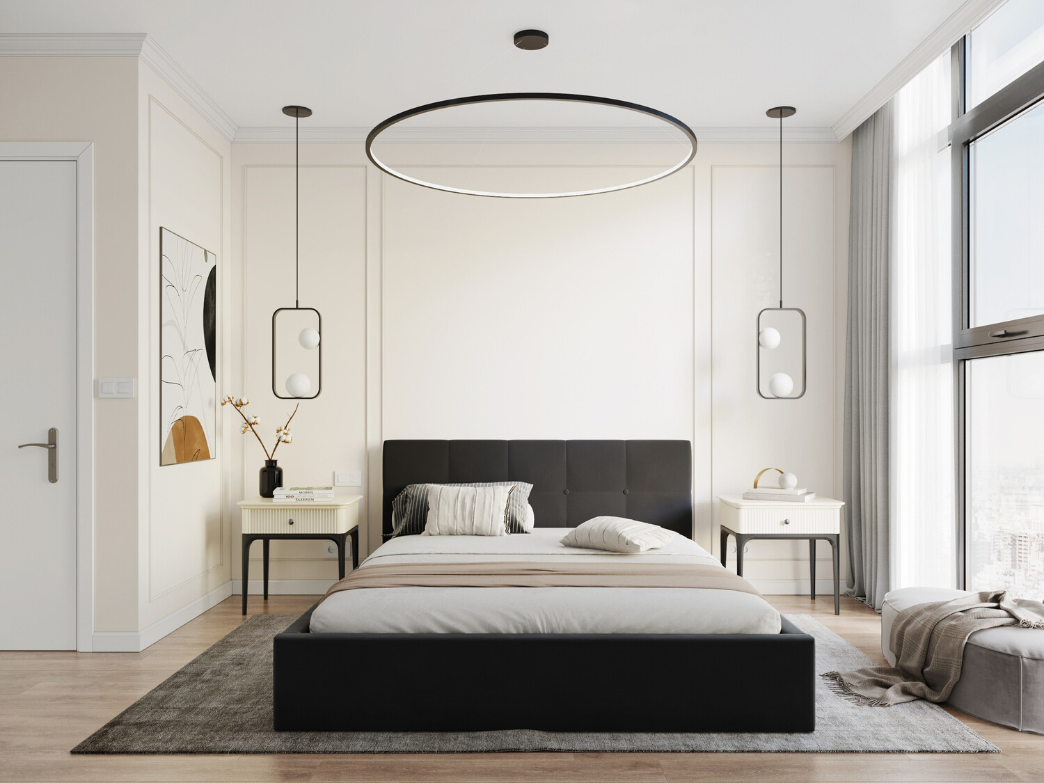 Lit Fairfield 106 (Noir)