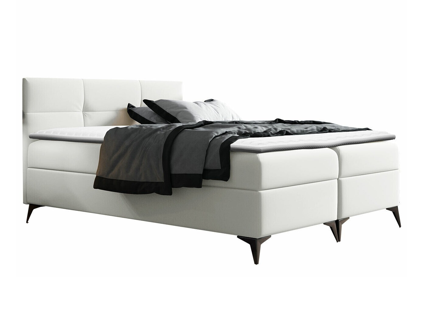Lit boxspring Baltimore 134 (Soft 017)