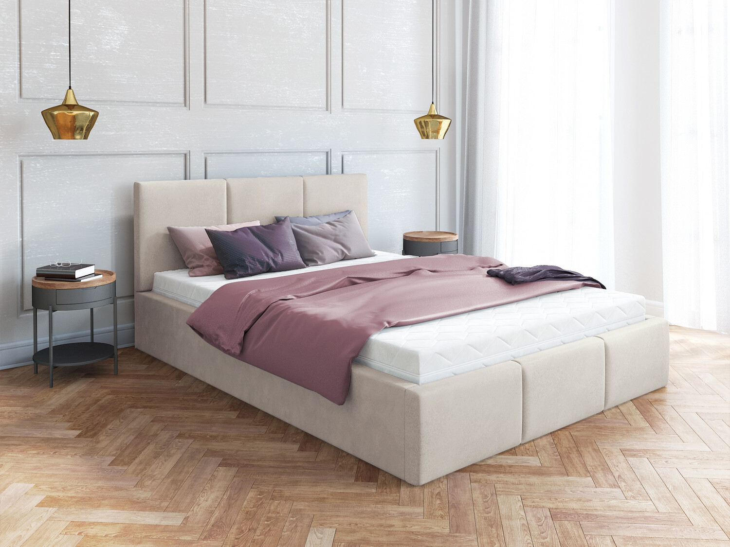 Lit Fairfield 109 (Crème)