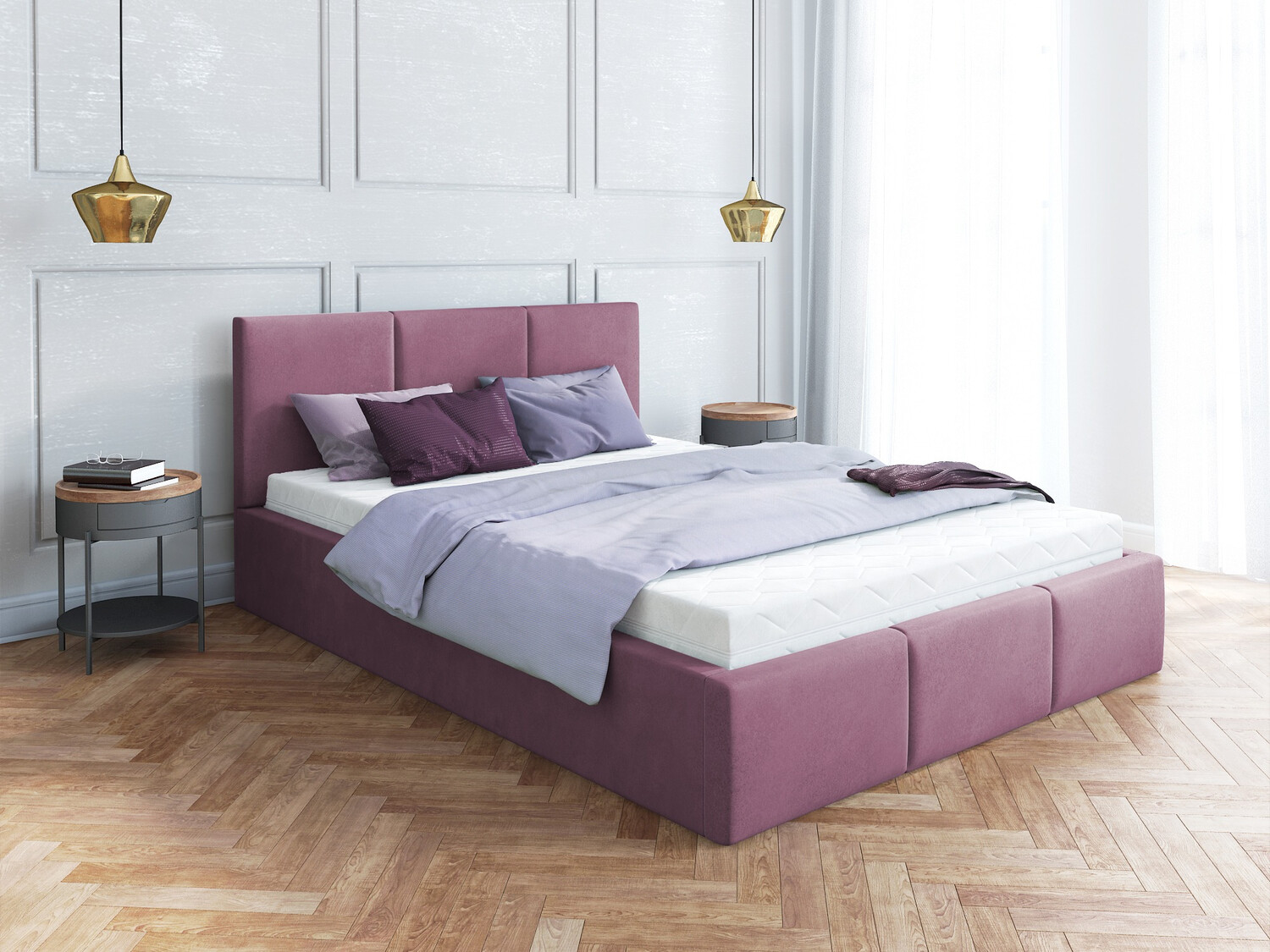 Lit Fairfield 109 (Pourpre)