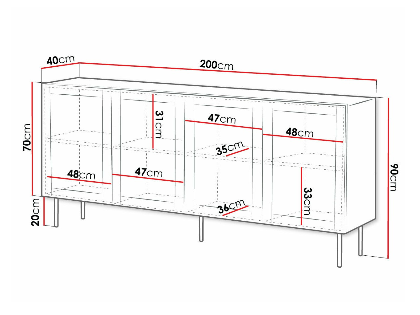 Buffet Charlotte R101