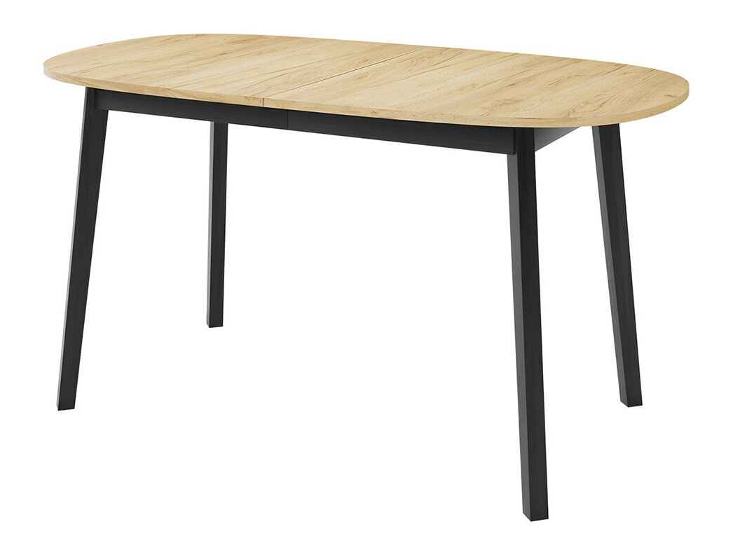 Table Edmond 114 (Chêne Craft doré + Noir)