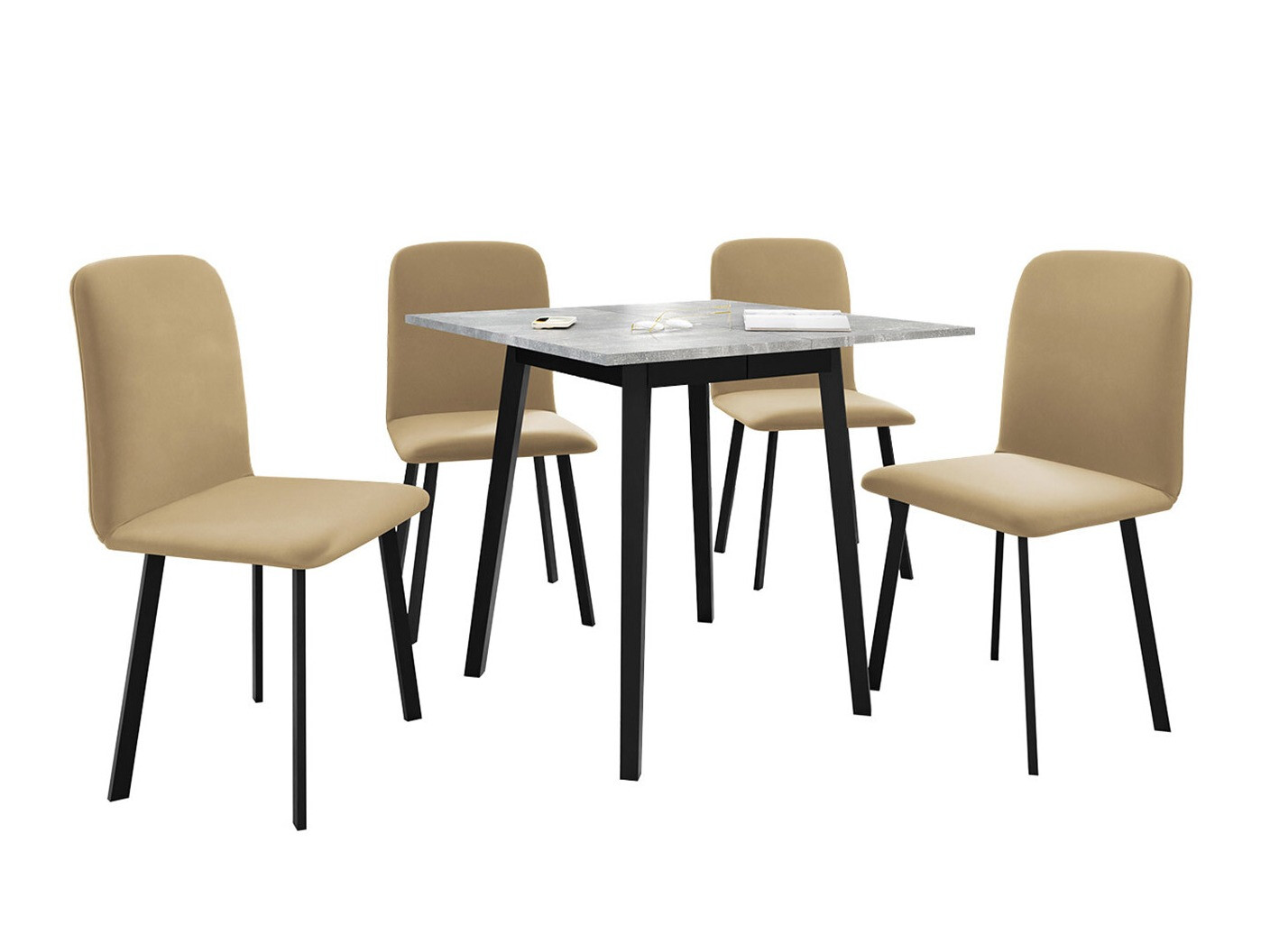 Salle à manger complète Edmond 116 (Amor Velvet 4302)