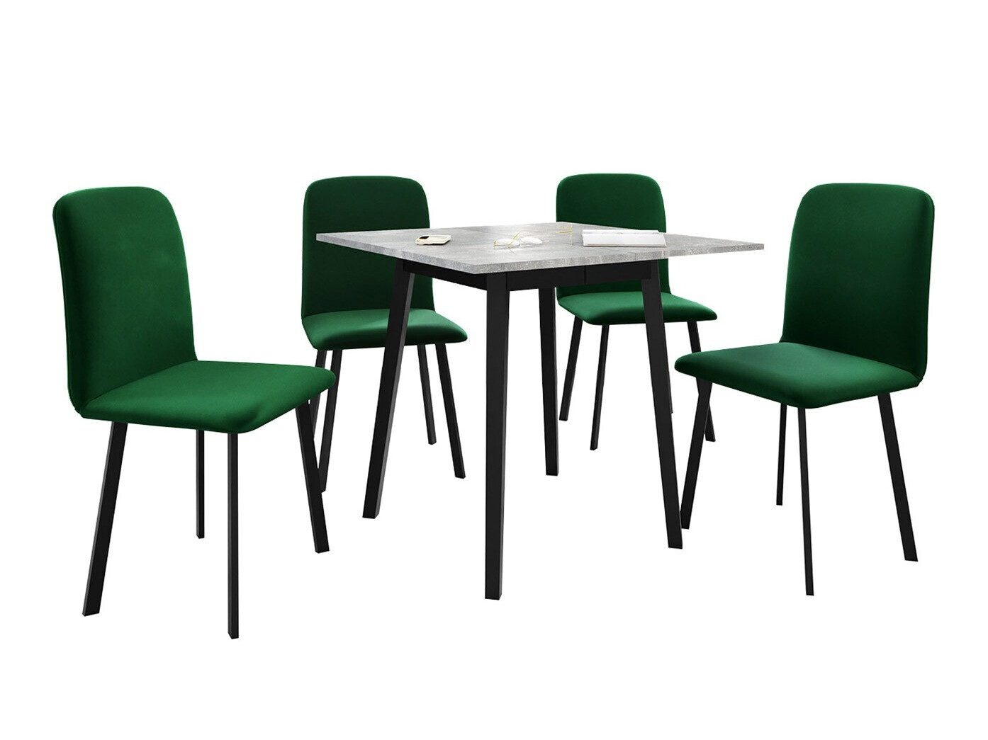 Salle à manger complète Edmond 116 (Amor Velvet 4311)