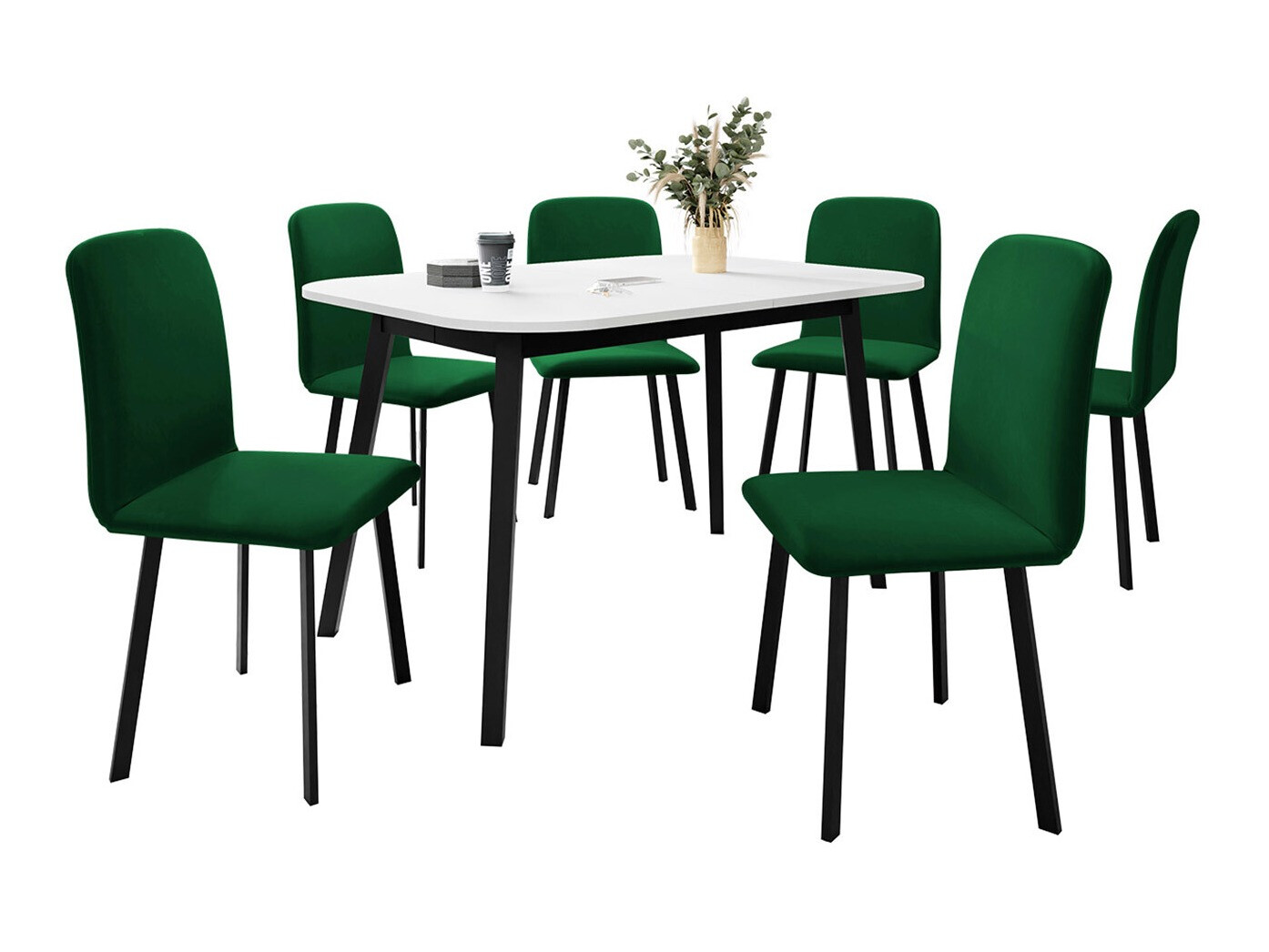 Salle à manger complète Edmond 117 (Amor Velvet 4311)