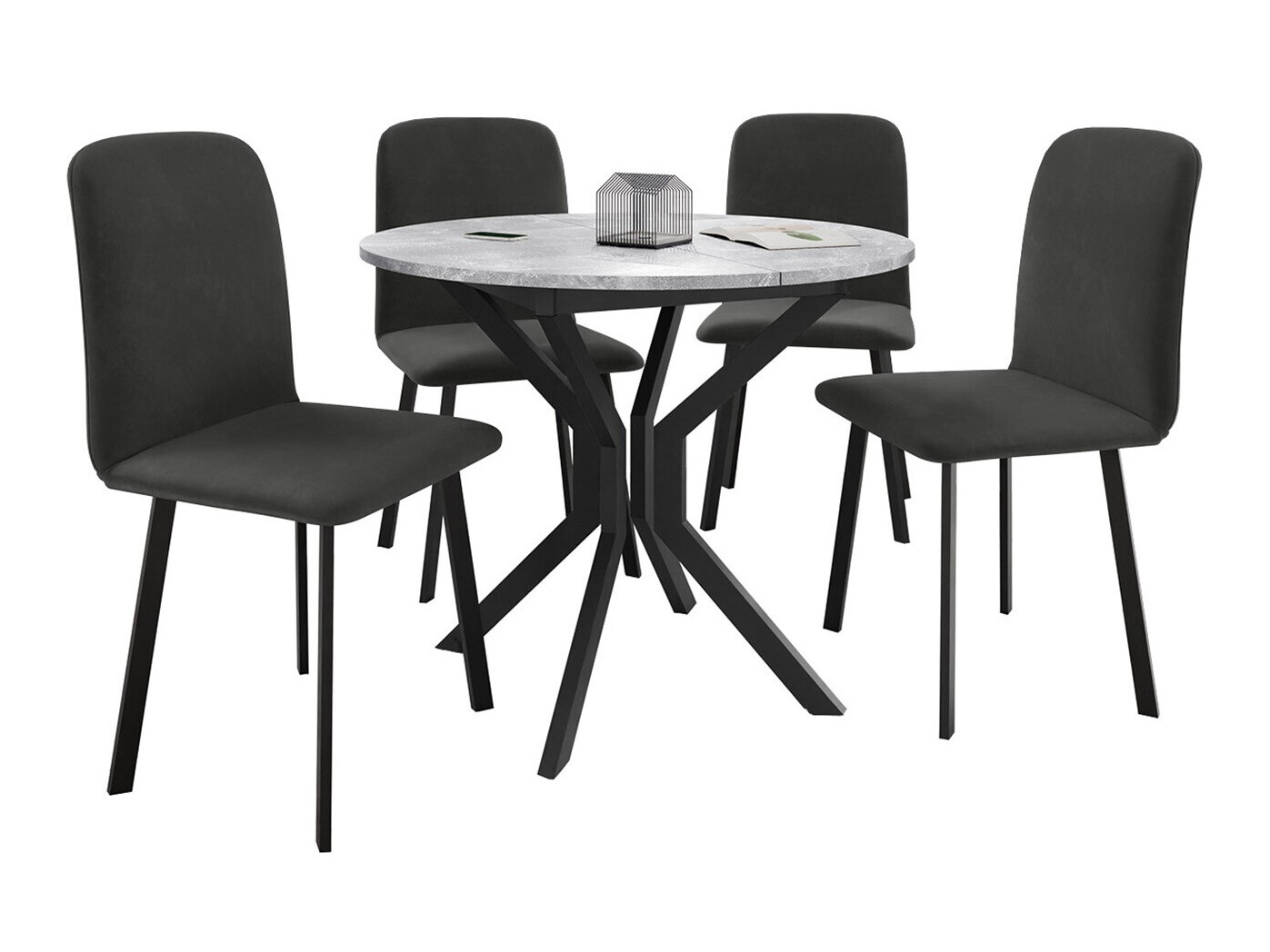 Salle à manger complète Edmond 118 (Amor Velvet 4321)